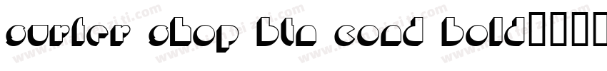 Surfer Shop BTN Cond Bold字体转换